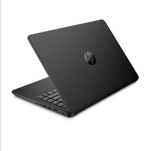 HP laptop. It also comes with the charger.